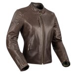 Blouson moto segura lady laxey marron