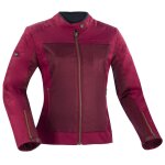 Blouson moto segura lady oskar bordeaux