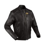 Blouson moto segura lewis marron
