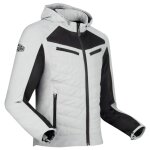Blouson moto segura natcho vented gris / blanc