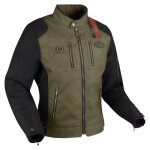 Blouson moto segura scorpio noir / kaki