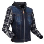 Blouson moto segura sunny bleu