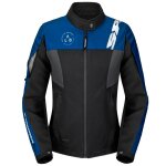 Blouson moto spidi corsa h2out lady bleu / noir / gris