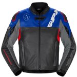 Blouson moto spidi dp - progressive noir / rouge / bleu