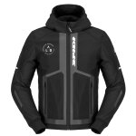 Blouson moto spidi hoodie armor evo 2 noir / blanc