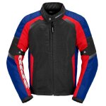 Blouson moto spidi tek net noir / rouge / bleu