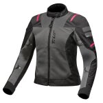Blouson moto t. ur elba evo lady black anthracite
