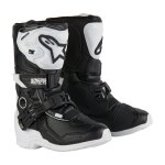 Bottes cross alpinestars tech 3s kids - black white white black