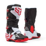 Bottes cross fox motion 2025 white / red