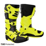 Bottes cross shot race 8 2025 neon yellow