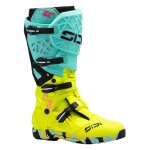 Bottes cross sidi crossair x 2025 mint fluo yellow