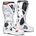 Bottes cross sidi crossfire 3 srs 2025 blanc
