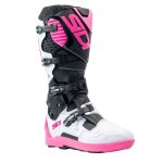Bottes cross sidi crossfire 3 srs 2025 noir / blanc / rose
