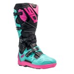 Bottes cross sidi crossfire 3 srs 2025 noir / mint / rose
