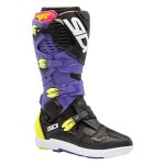 Bottes cross sidi crossfire 3 srs 2025 violet black fluo yellow
