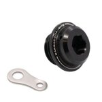 Bouchon de carter d'huile barracuda  yv2  yn102 - v2 diam 35 mm  noir