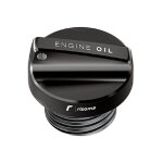 Bouchon de carter d'huile rizoma aluminium noir