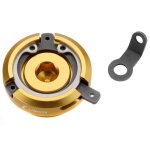 Bouchon de carter d'huile rizoma aluminium or