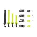 Boucle bottes fox comp strap / buckle kit enfant black