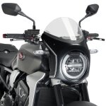 Bulle puig retro - semi carenage carbone diametre 195 mm clair