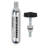 Cartouche de gaz motoairbag avec accessoire mise en place rapide
