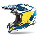 Casque cross airoh aviator 3 - saber 2024 blue matt