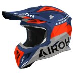 Casque cross airoh aviator ace 2 - fury 2026 rouge gris