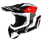 Casque cross airoh aviator ace 2 - shield 2026 red gloss