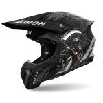 Casque cross airoh twist 3 - arcade 2026 black / white