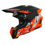 Casque cross airoh twist 3 - dirt 2026 noir / orange