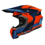Casque cross airoh twist 3 - fancy 2026 blue / orange