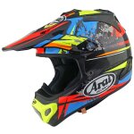 Casque cross arai mx - v evo track 2026 multicolore