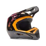 Casque cross fox v1 - kairos - enfant orange