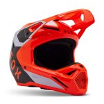Casque cross fox v1 lean 2025 fluo orange