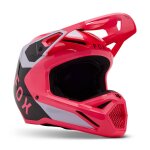 Casque cross fox v1 lean 2025 pink