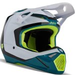 Casque cross fox v1 - nitro 2024 bleu