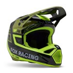 Casque cross fox v1 race spec 2025 green