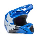 Casque cross fox v1 shield 2025 blue