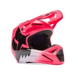 Casque cross fox v1 - shield - enfant pink