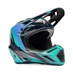 Casque cross fox v3 rs canvas 2026 bleu