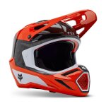 Casque cross fox v3 rs infinite 2026 fluo red