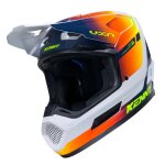 Casque cross kenny performance graphic 2026 navy orange racing spe