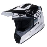 Casque cross kenny track graphic 2025 focus black