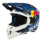 Casque cross kini red bull exc 1. 0 2025 blue / white