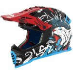 Casque cross ls2 mx437 fast ii mini starmaw enfant black