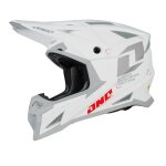 Casque cross one industries x - 297 focus 2025 white / grey