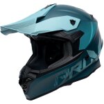 Casque cross prov argess abyss 2025 bleu turquoise
