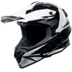 Casque cross prov argess martian 2025 black / white Casque cross prov argess martian 2025 black / white