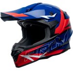 Casque cross prov argess scrub 2025 blue / red