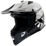 Casque cross prov skud dallas 2024 white / black